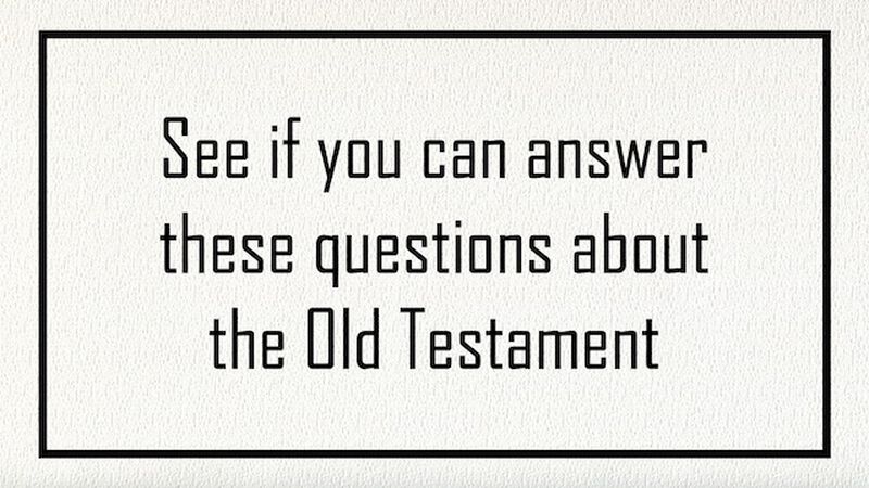 Bible Blitz: Old Testament Challenge